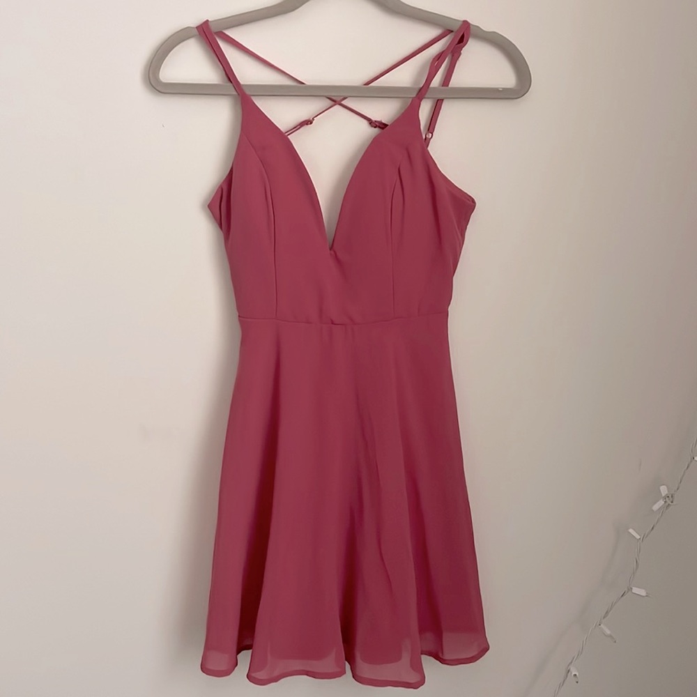 Dusty rose dress